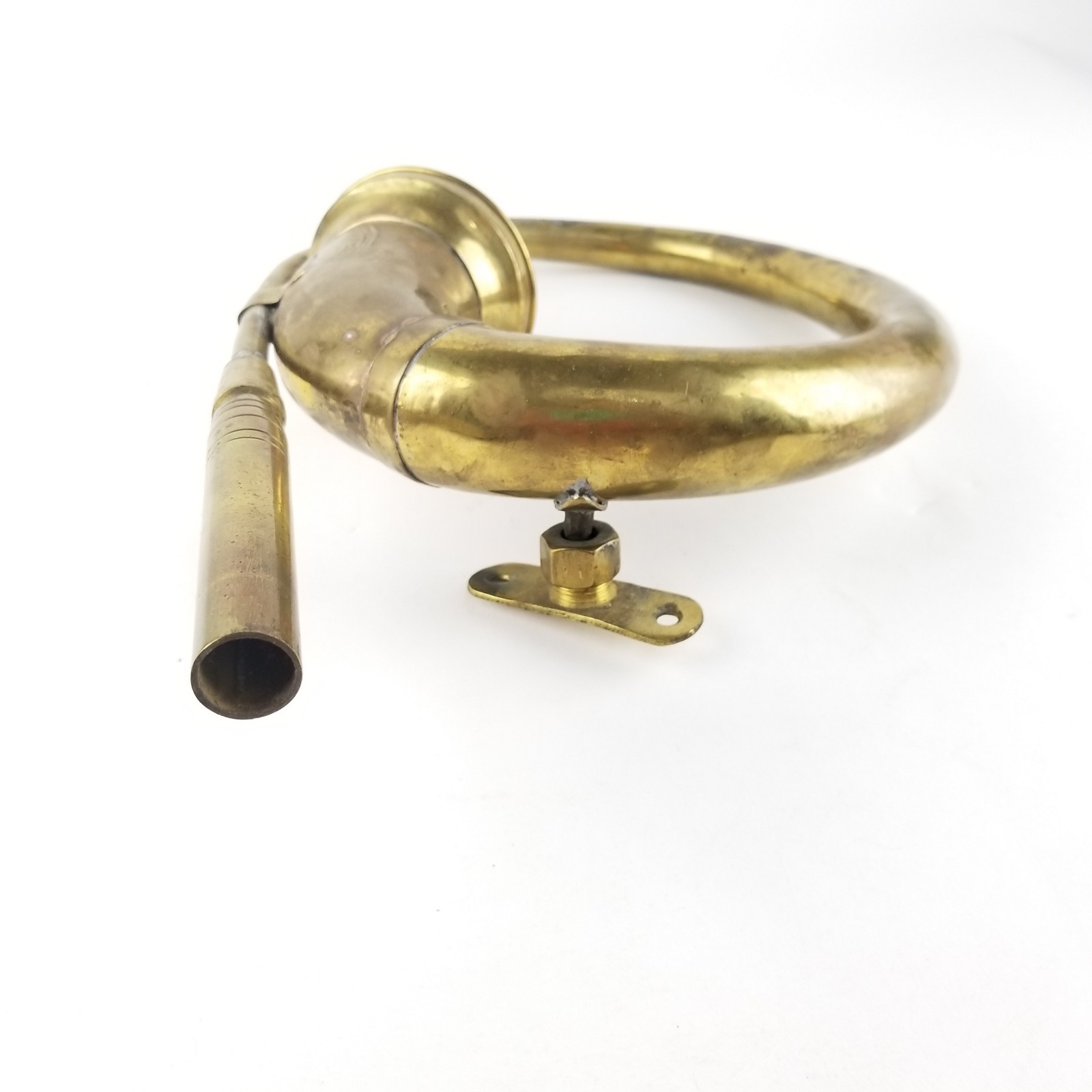 Vintage Deluxe Brass Taxi Horn Car Truck Automobile Honk Toot Bike Nice Patina