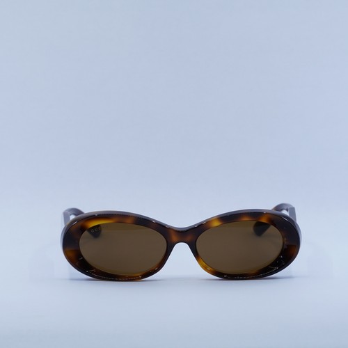Pre-owned Gucci Gg1527s 002 Havana/brown 54-17-145 Sunglasses Authentic