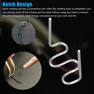 1200x Hot Staple for Car Bumper Fender Welder Stapler Plastic Welding Repair Kit