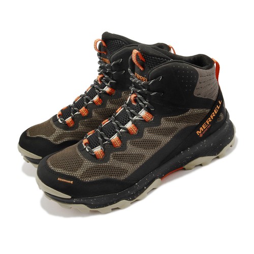 

Merrell Speed Strike Mid GTX Gore-Tex Black Boulder Men Outdoors Hiking J067519, Черный, Speed Strike Mid Gtx