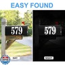 60 PCS White Mailbox Numbers, Vinyl Waterproof Stickers for Outside, Address on House, Big Mail BOX Number, 6 (3