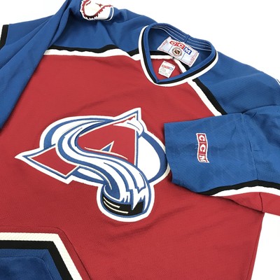078036e7cd7 CCM Mens Hockey Jersey Pullover Colorado Avalanche NHL Blank Sewn Vintage XL