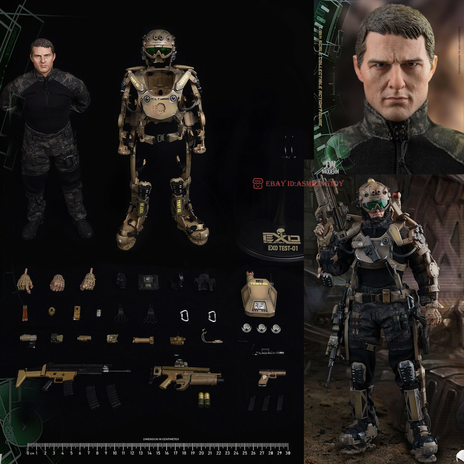 1/6 SOLDIER STORY SS-122 Exo-Skeleton Armor Suit TEST-01 12 1/6 SOLDIER STORY SS-122 Exo-Skeleton Armor Suit TEST-01 12