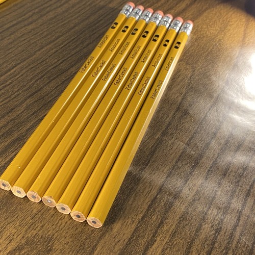 74 VTG Made In USA No 2 Pencils FaberCastell Dixon Berol Empire Unused Old Stock