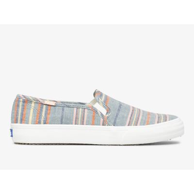 

Keds Женские двухэтажные полосатые парусиновые модные кроссовки на холсте