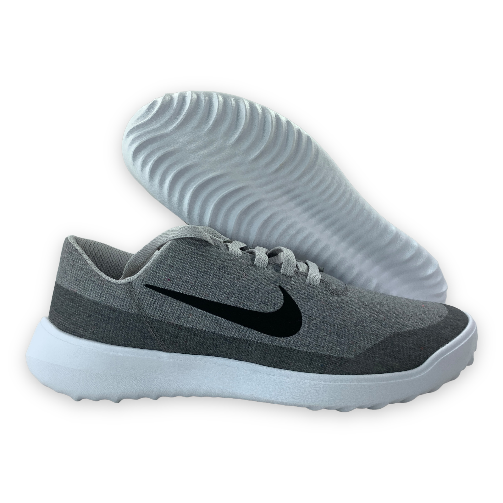 

Кроссовки для гольфа Nike Victory G Lite нейтральный серый черный белый CW8190-077 мужские 9,5, Nike Air Zoom Victory