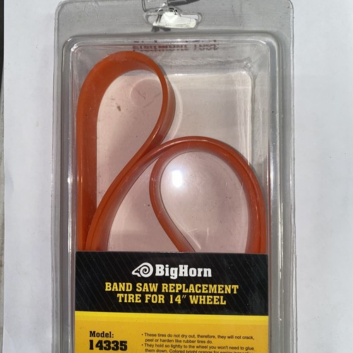 Big Horn 14338-KIT Band Saw Tires For 14" Wheels - 2-Pack Replacement Tires With Ball Bearings
