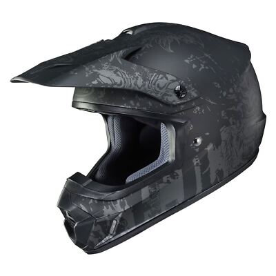 HJC CS-MX 2 Creeper Helmet - MC-5SF - Black/Grey - Large CLOSEOUT 0871-2035-06