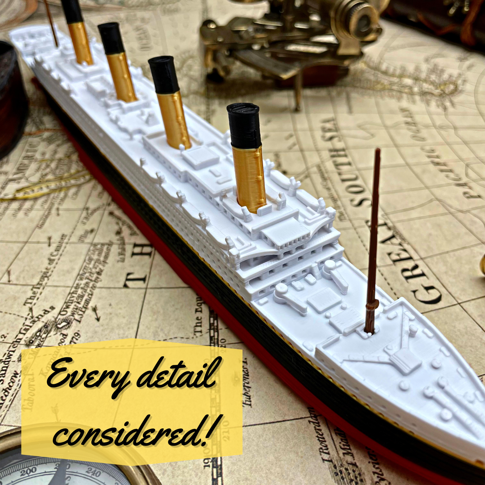 12” RMS Titanic Model, Titanic Toys For Kids, Model Titanic Toy, Titanic Ship