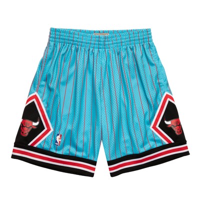 Мужские шорты Mitchell & Ness Lt Blue NBA Chicago Bulls 1995-96 Reload Swingman