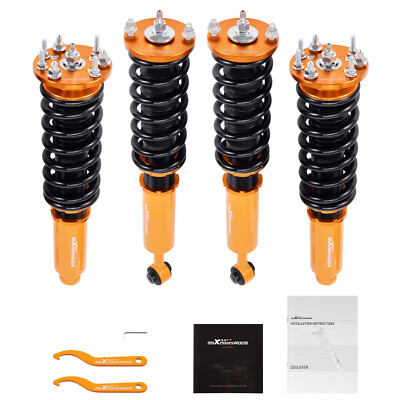 24 Level Adjustable Coilovers Suspension Kit For ACURA TL 04-08 Accord 03-07