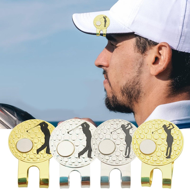 Marker Outdoor Small Metal Magnetic Golf Hat Clips Portable