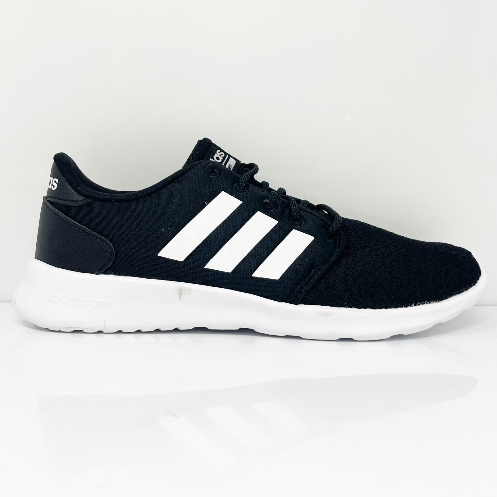 

Черные кроссовки Adidas Womens Cloudfoam QT Racer DB0275 Размер 7,5, Черный, Cloudfoam QT Racer
