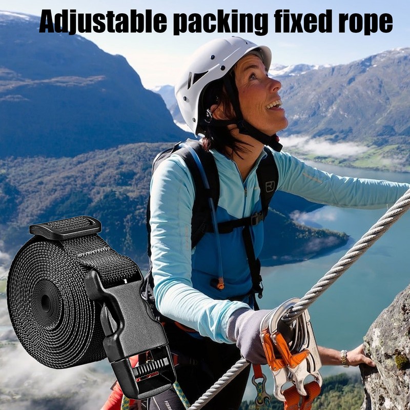 Black Small Travel Luggage Straps Short Adjustable Suitcase Belt Buckle Holder