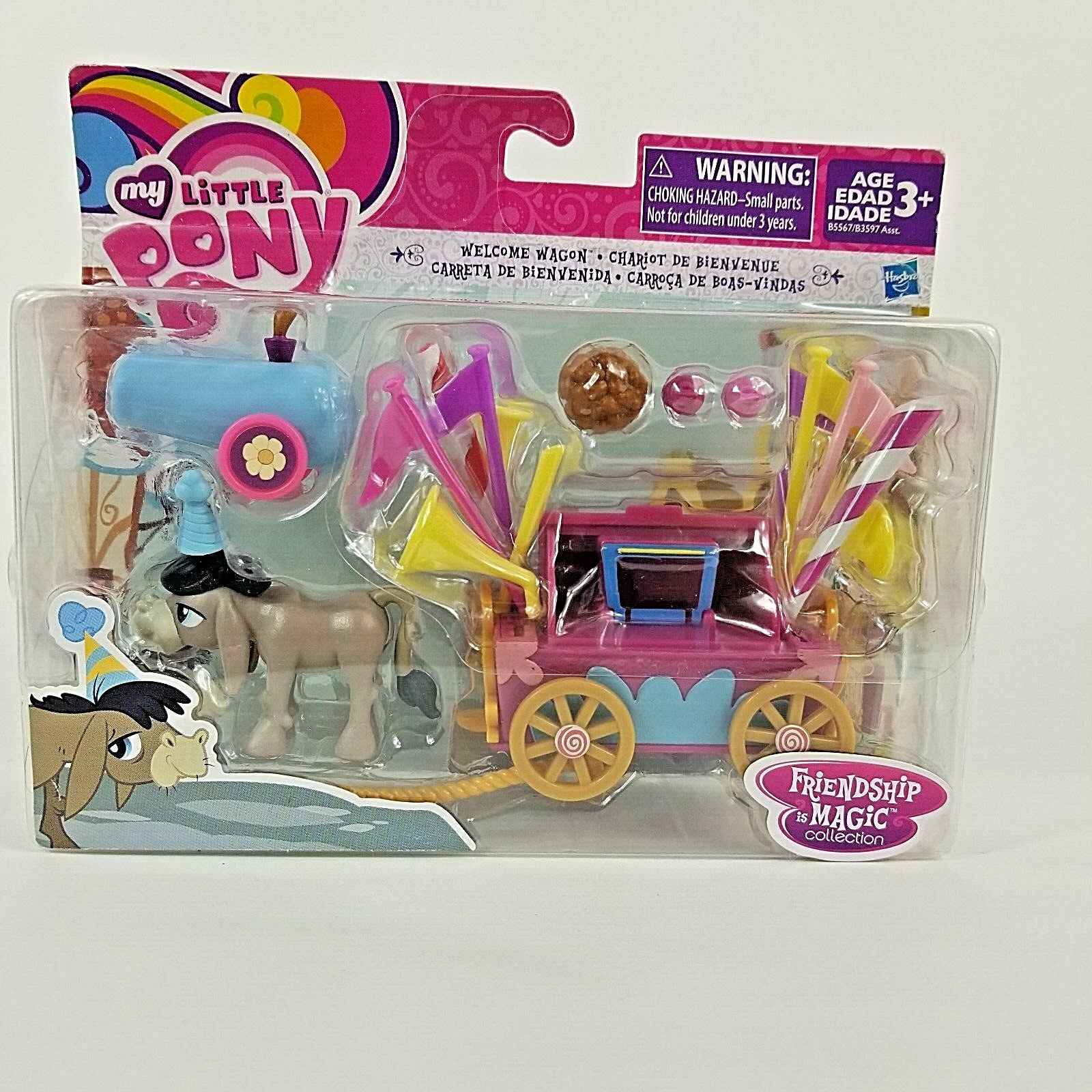 My Little Pony Friendship Is Magic Welcome Wagon Crankey Doodle Donkey Playset