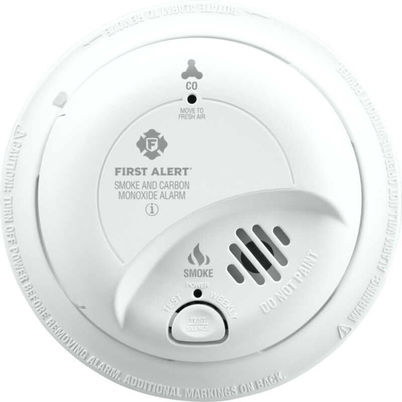 First Alert BRK SCO2B Smoke and Carbon Monoxide (CO) Detector with 9V Battery