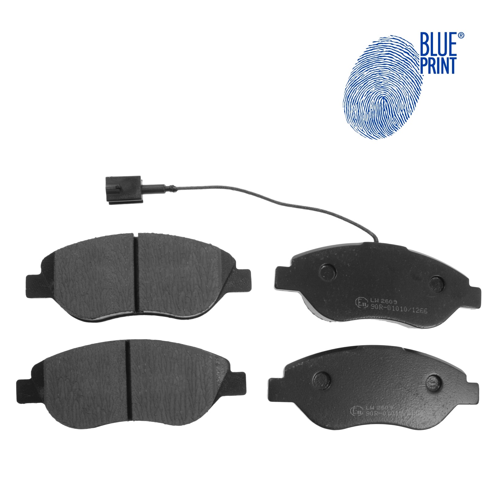 Blue Print Bremsbelagsatz ADL144206 - Komplettsatz Für FIAT, Ford, Lancia