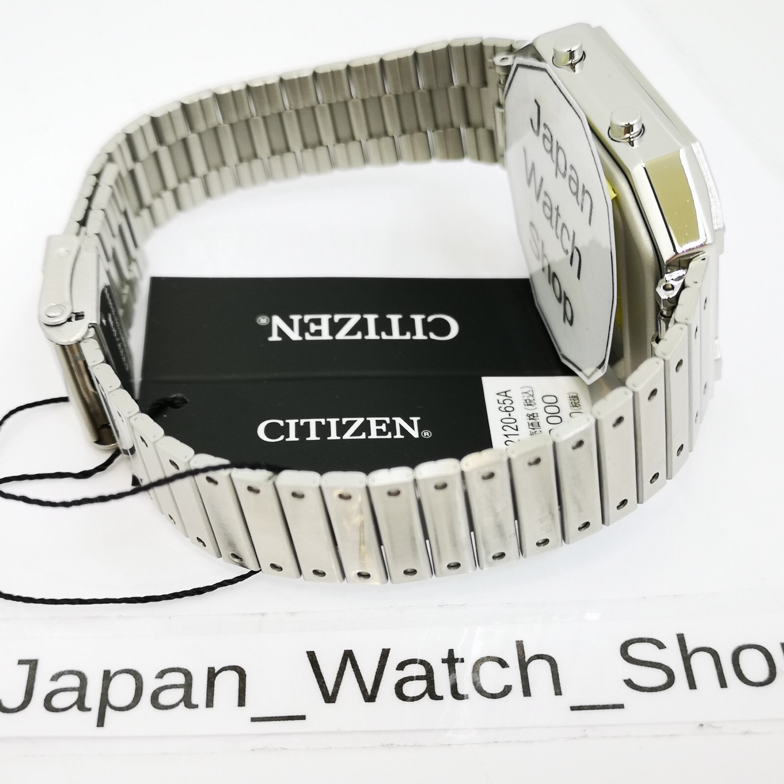 Pre-owned Citizen Collection Record Label Thermo Sensor Jg2120-65a Unisex Watch In Box