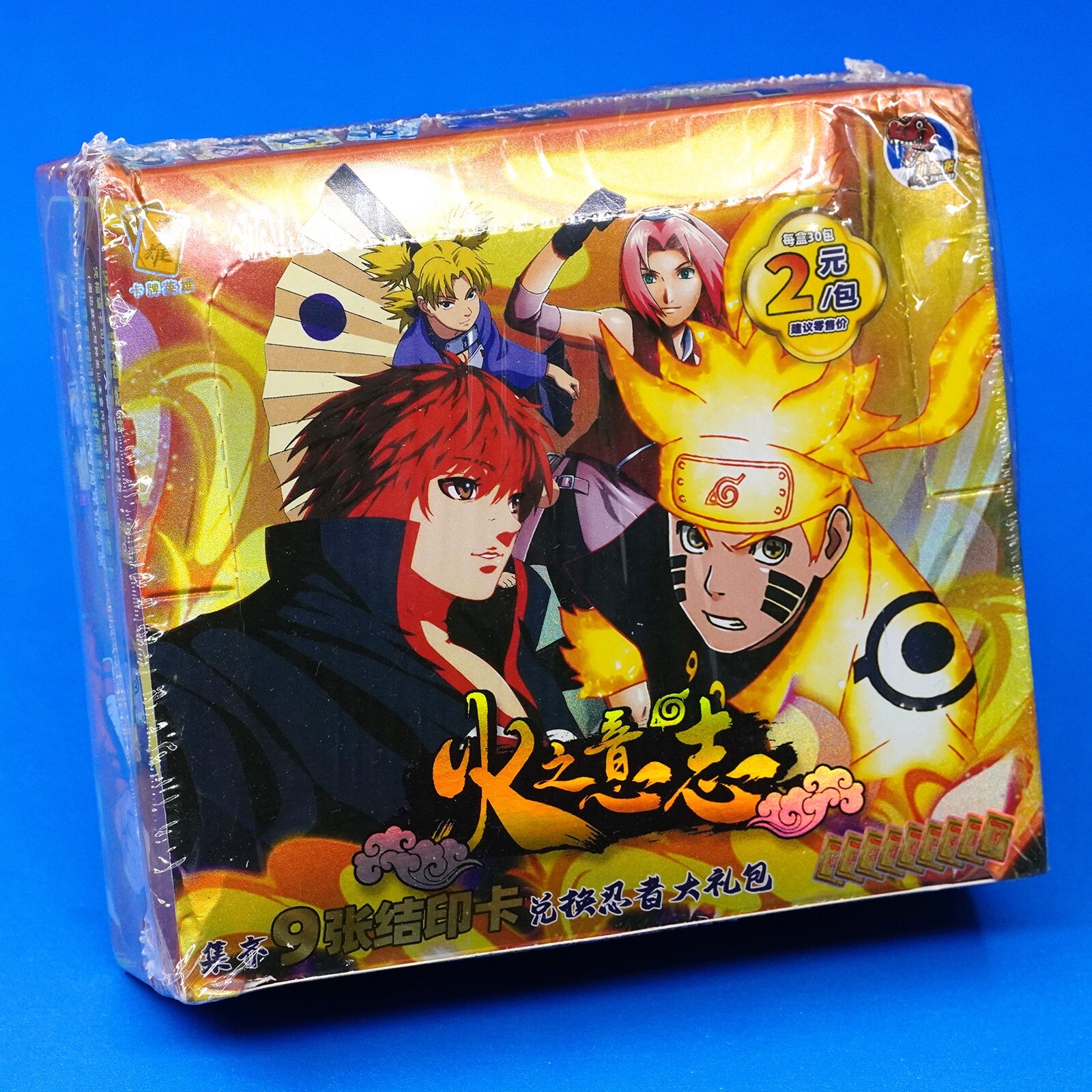 Premium Naruto Card Factory SEALED Booster Box 30 Packs! TCG
