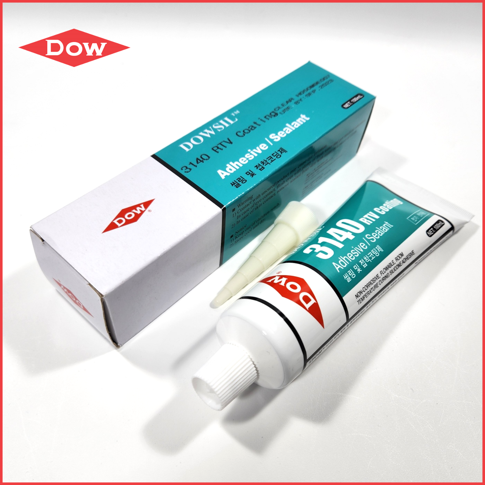 x40 BULK PACK - DOW DOWSIL Adhesive Sealant 3140 RTV 100ml CLEAR DOW CORNING