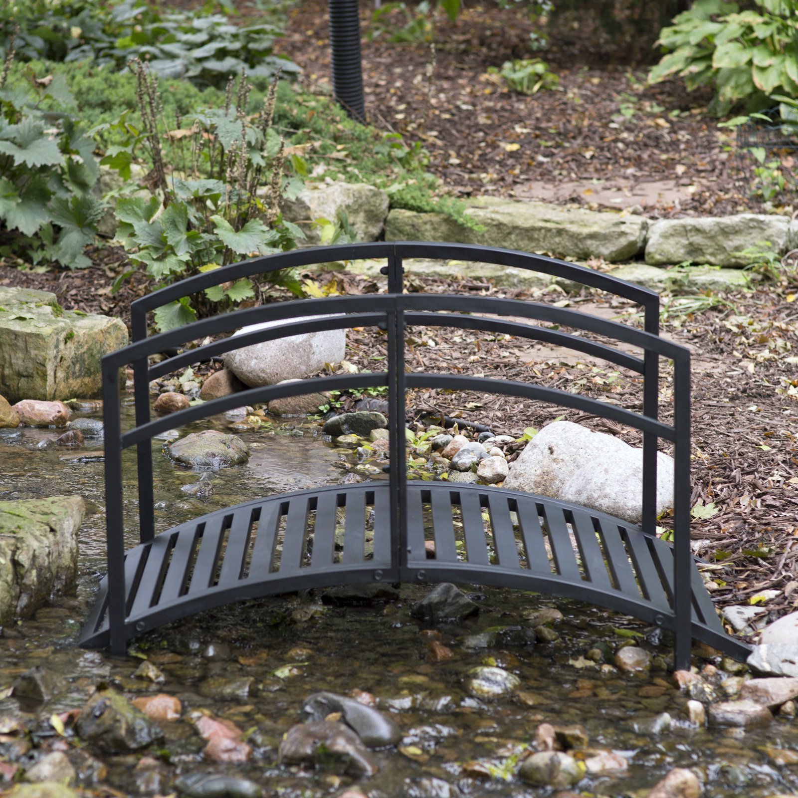 Modern Black Finish Metal 52
