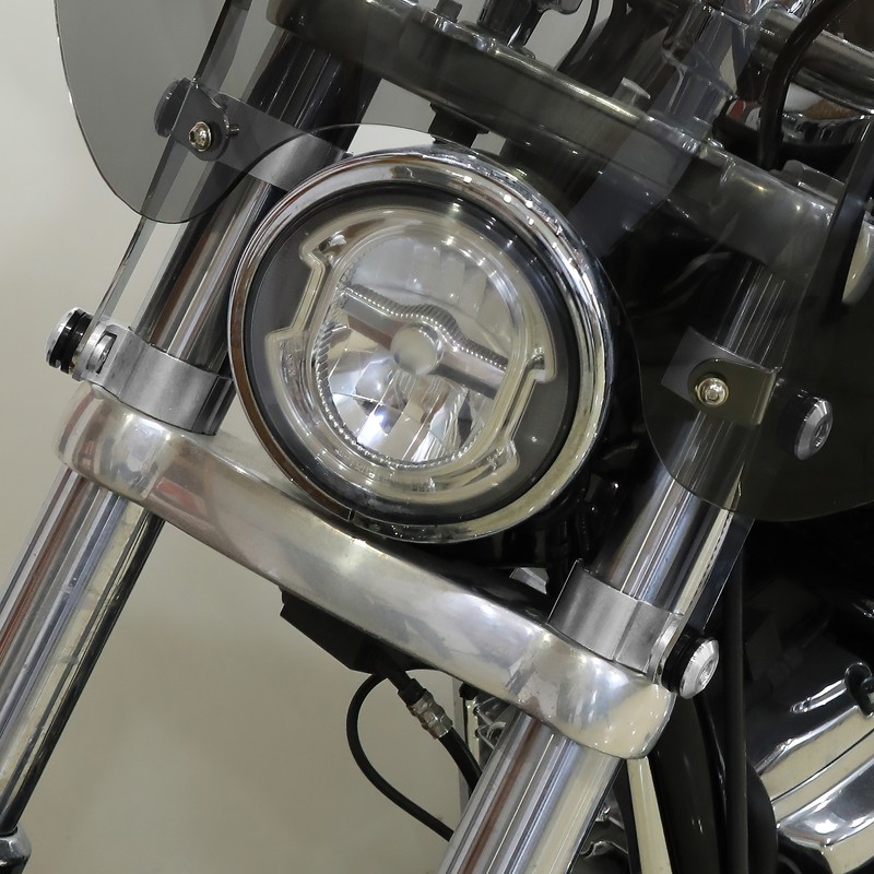 39mm Windshield Fairing Mount Fork Clamps Clip Fit For Harley Sportster XL Dyna 