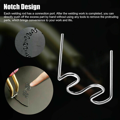 500Pcs Hot Stapler Staples Repair Kit For Plastic Welder Gun Car Bumper Fender