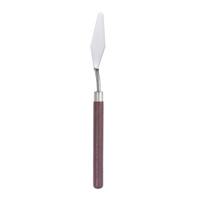 Stainless Steel Wood Handle Pointed Tip Pallet Knife Lacquered for Painting