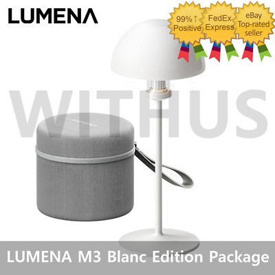 LUMENA M3 Blanc Edition Lamp Package Multiple LED Lantern 300L 3,250mAh Camping