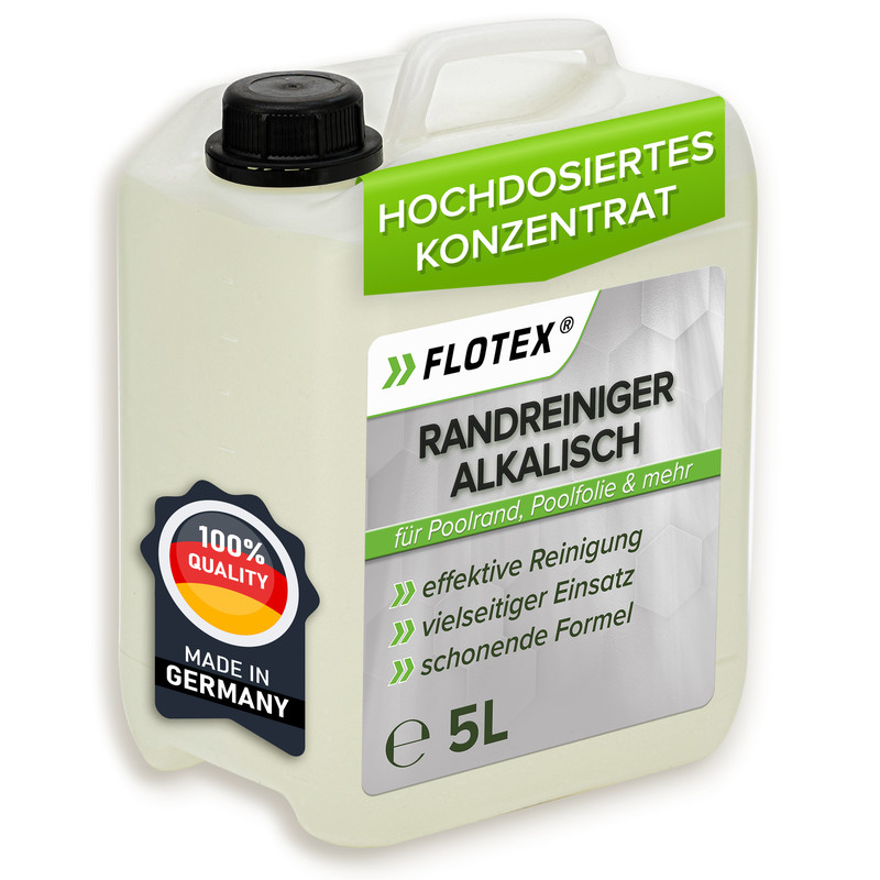 Flotex Hocheffektiver Pool Randreiniger Alkalisch 5l | Poolrandreiniger Fliesen