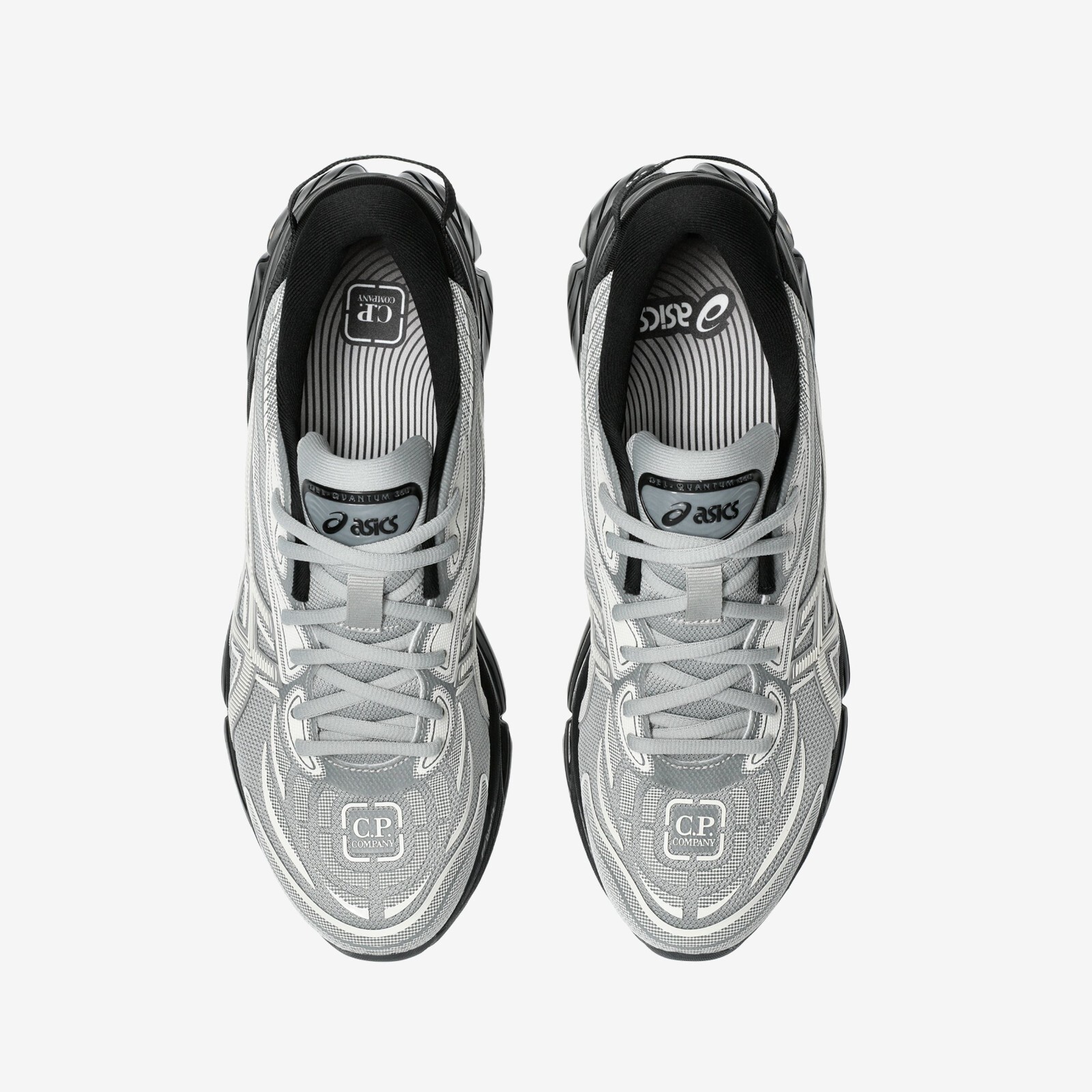 Pre-owned Asics X C.p. Company Gel-quantum 360 Viii Cement Grey 1203a507-020 [men Sz] In Gray