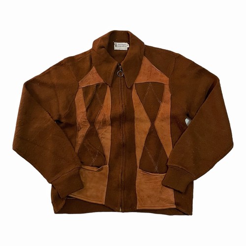 トップス TOWN CRAFT acrylic solid cardigan moss Vintage Mohair Knit Cardigan [Penneys TOWNCRAFT] [1960s