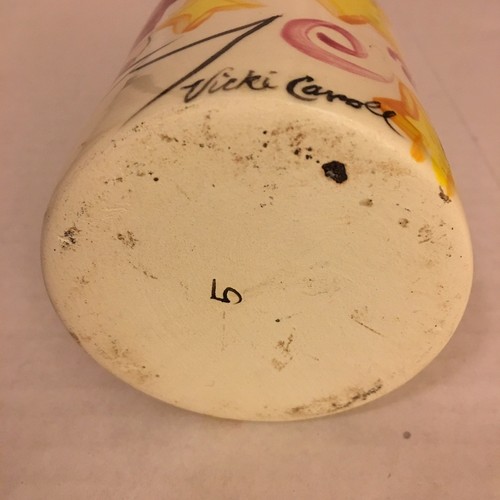 Vicki Carroll Tis The Season Christmas Santa Oil Burner Lamp Ceramic Signed EUC!