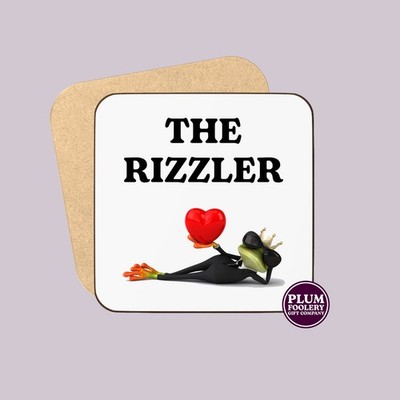 The Rizzler Mug & Coaster Funny Rizz Gifts for Men, Husband, Valentine, Birthday