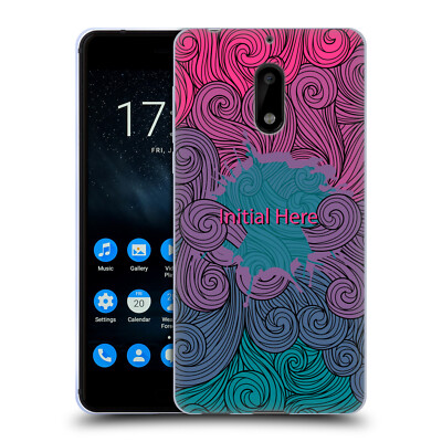 CUSTOM CUSTOMIZED PERSONALIZED VIVID SWIRLS SOFT GEL CASE FOR NOKIA PHONES 1