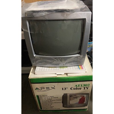 Apex Digital AT1302 13  CRT Color TV Retro Gaming New Old Stock New Open Box