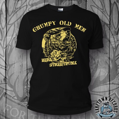 GRUMPY OLD MEN - BÄR S-3XL Streetpunk Skinhead Oi! Bandshirt Biertoifel Soifass