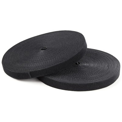 StarTech.com 100ft. Hook and Loop Roll - Cut-to-Size Reusable Cable Ties - Bu...