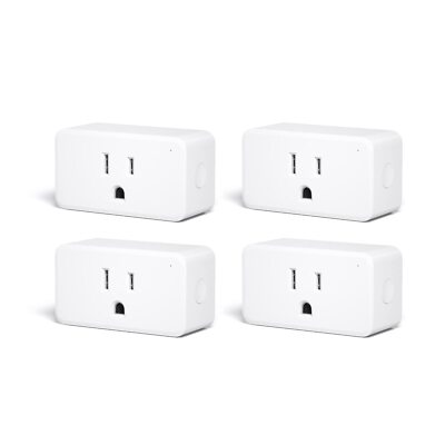 THIRDREALITY ZigBee Smart Plug 4 Pack with Real-time Energy Monitoring15A Out...