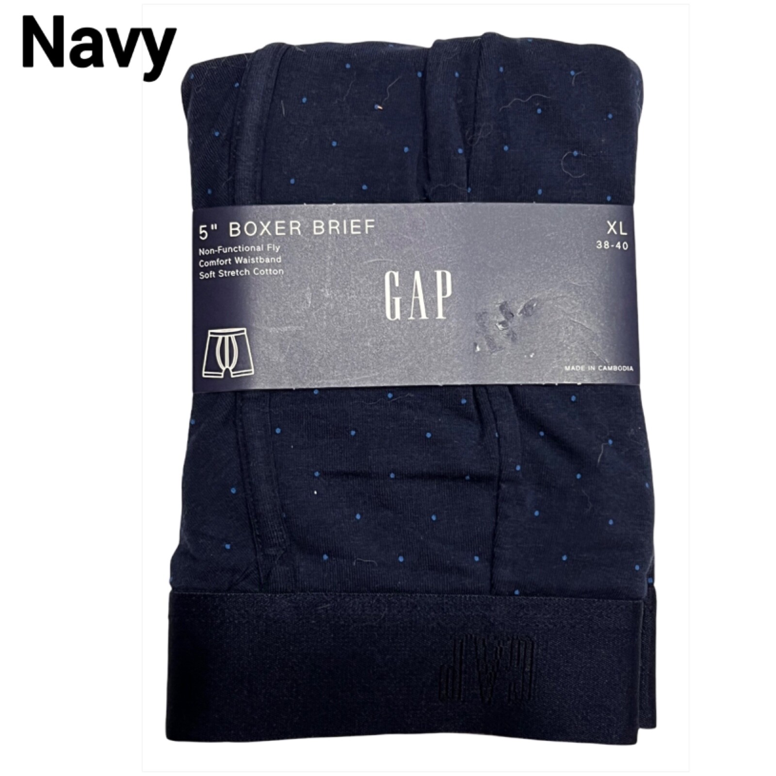 NWT GAP Men's 5" Boxer Brief Underwear Sz S-M-L-XL Jersey Kint Assorted Colors