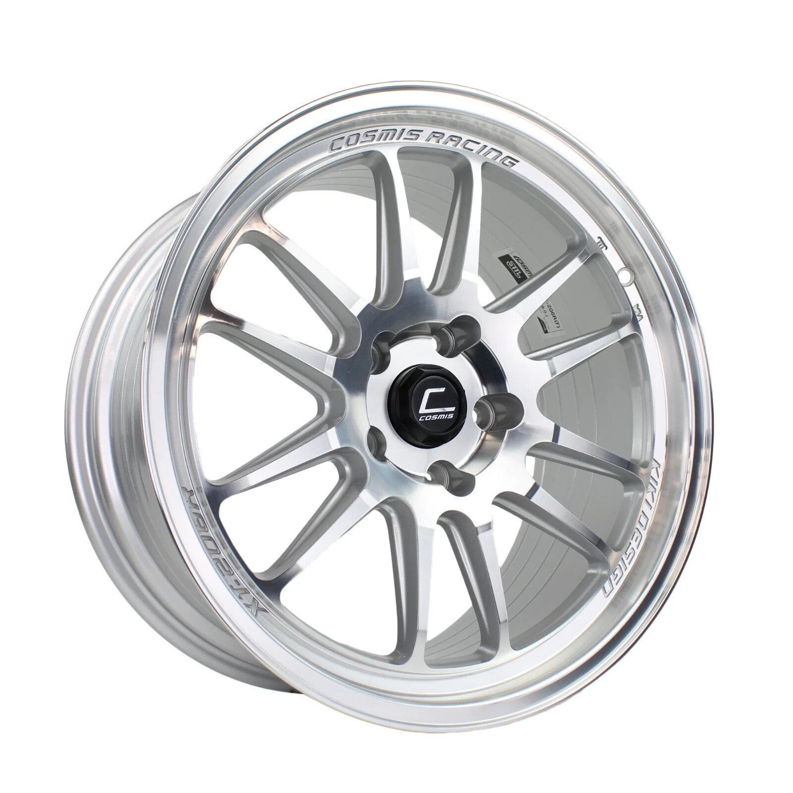 Cosmis Racing XT-206R-FF Hyper Silver Wheel 18x9 +31mm 5x120