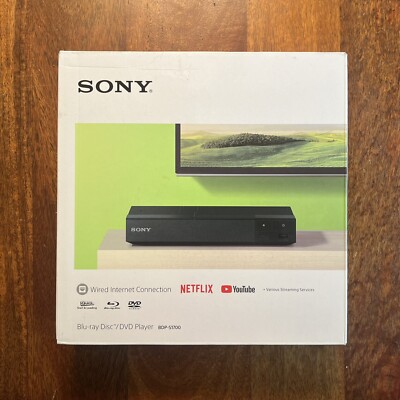 Sony Blu-ray Disc / DVD Player BDP-S1700 Wired Internet Connection - Brand New