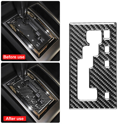 For Chrysler 300C 2005 2006 2007 Carbon Fiber Interior Gear Shift Cover Trim