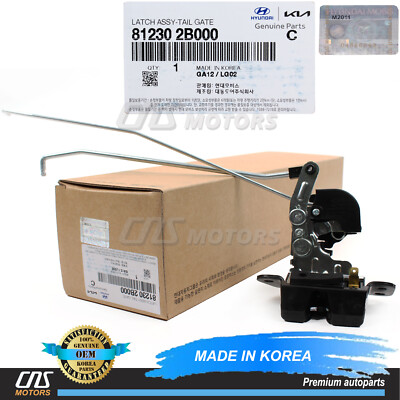  GENUINE  Trunk Tailgate Lock Latch for 2007-2012 Hyundai Santa Fe 812302B000
