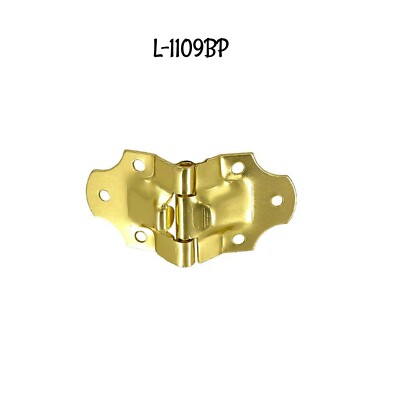 Trunk Stop Hinge Brass Plated Stamped Steel  Trunk chest, steamer Trunk Vintage