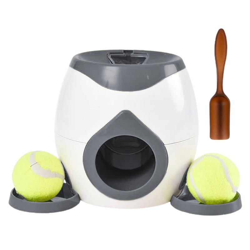 Automatic Dog Ball Throwing Launcher Machine Toys Pet Interactive Tennis Thrower