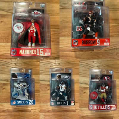2023 McFarlane NFL 7'' Posed Figures  Set (5) Legacy Series  3