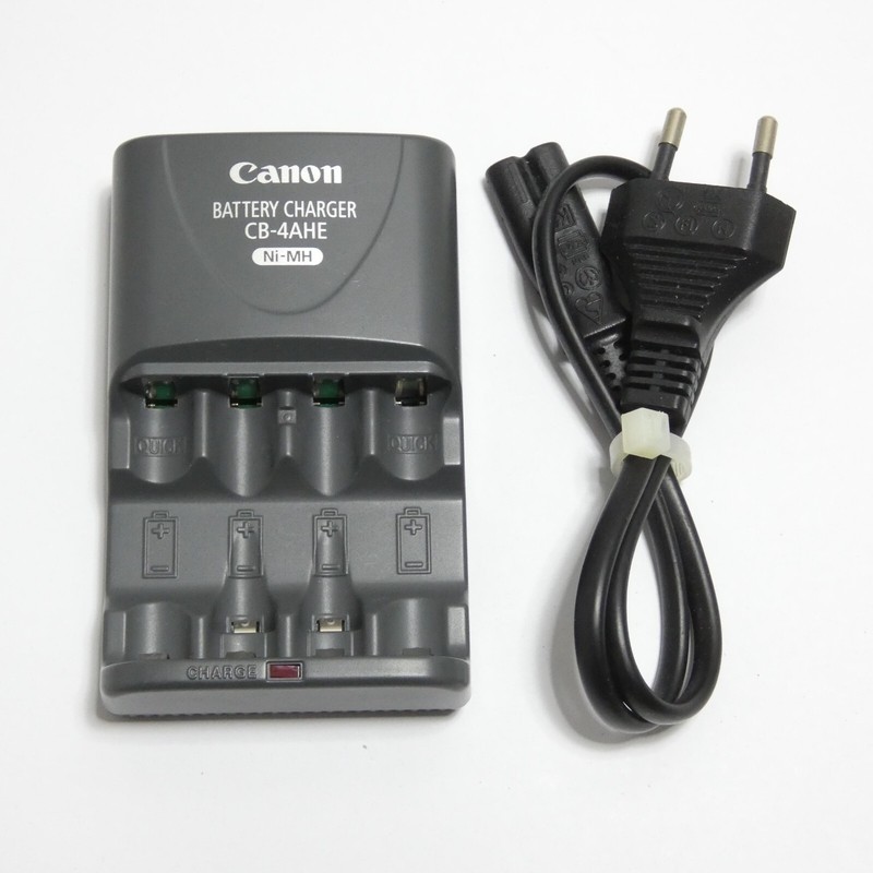 Chargeur Canon Cb 4ahe Pour Piles Appareil Photo Numerique Occasion Teste