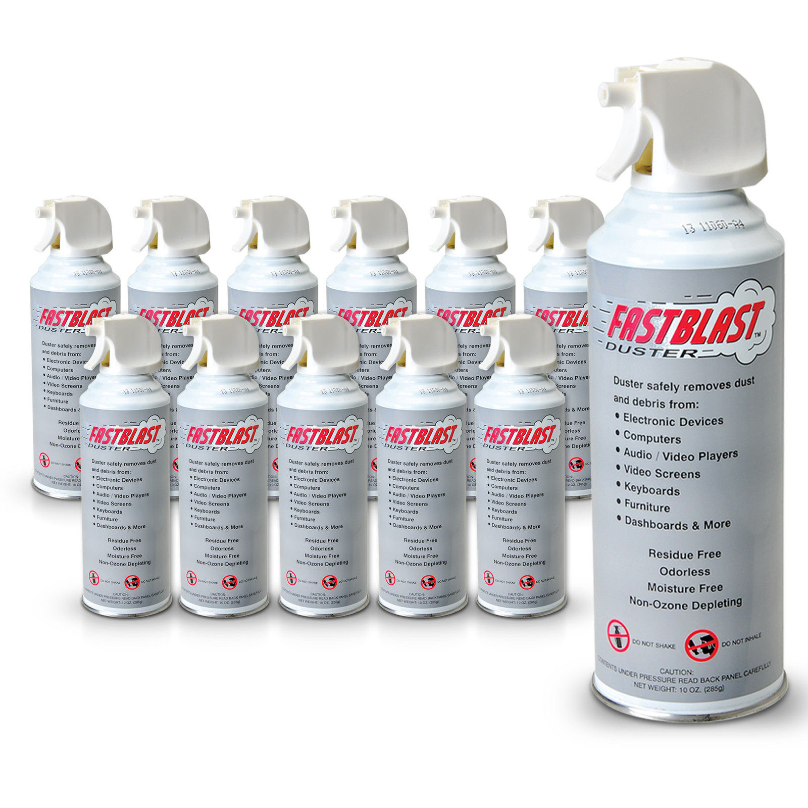 Blow Off Duster 10 oz. Can Air Pack of 12 848864015903 eBay