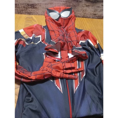 Iron Spider The Amazing Spider Man Kids XXL Unisex Lycra Spandex Cosplay Suits